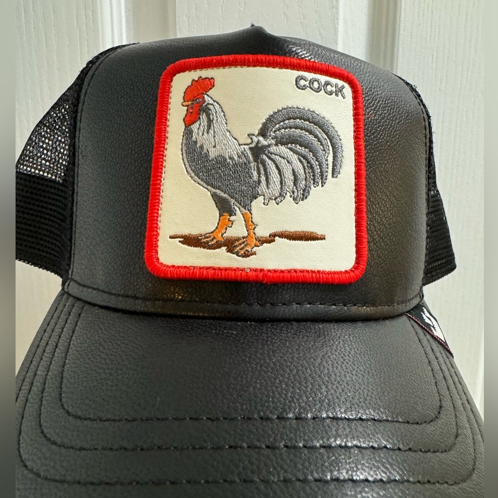THE FARM GOORIN BROS NWT- Leather hat